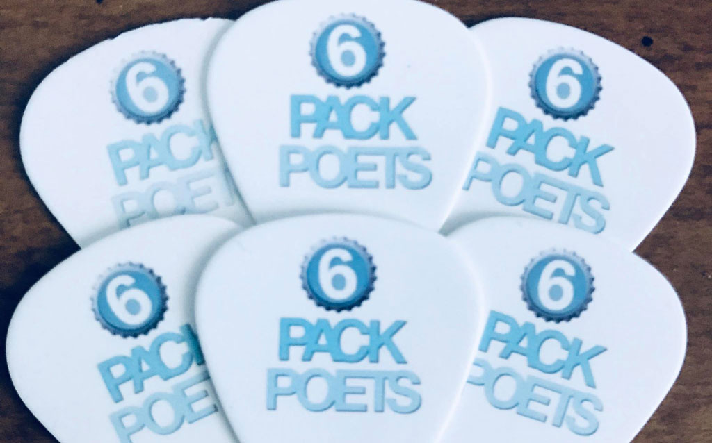 6 Pack Poets Guitar Picks Calendar Event Photo