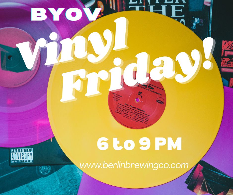 Vinyl Friday - October 18, 2024 - 6 PM
