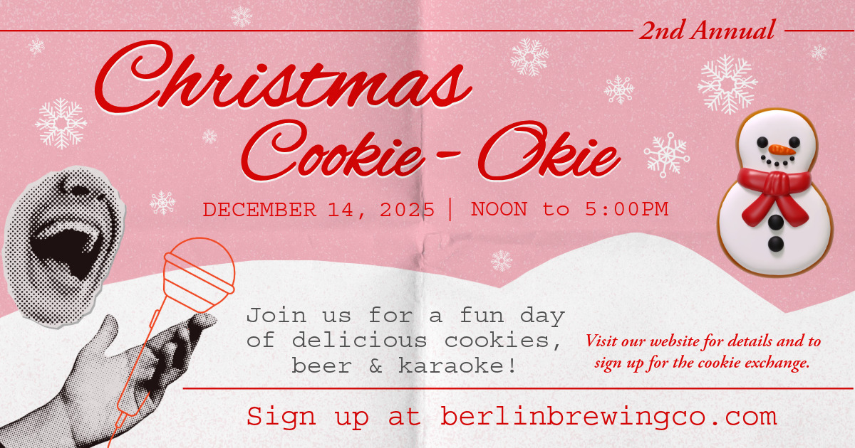Christmas Cookie-Oke 2025 Event Header
