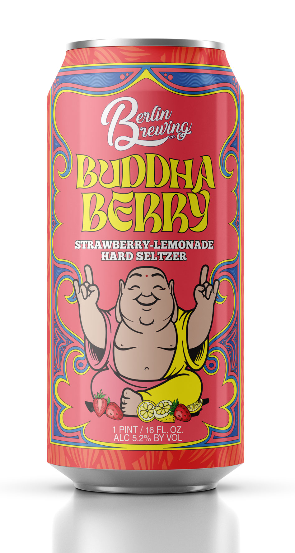 Buddha Berry can art - decorative only