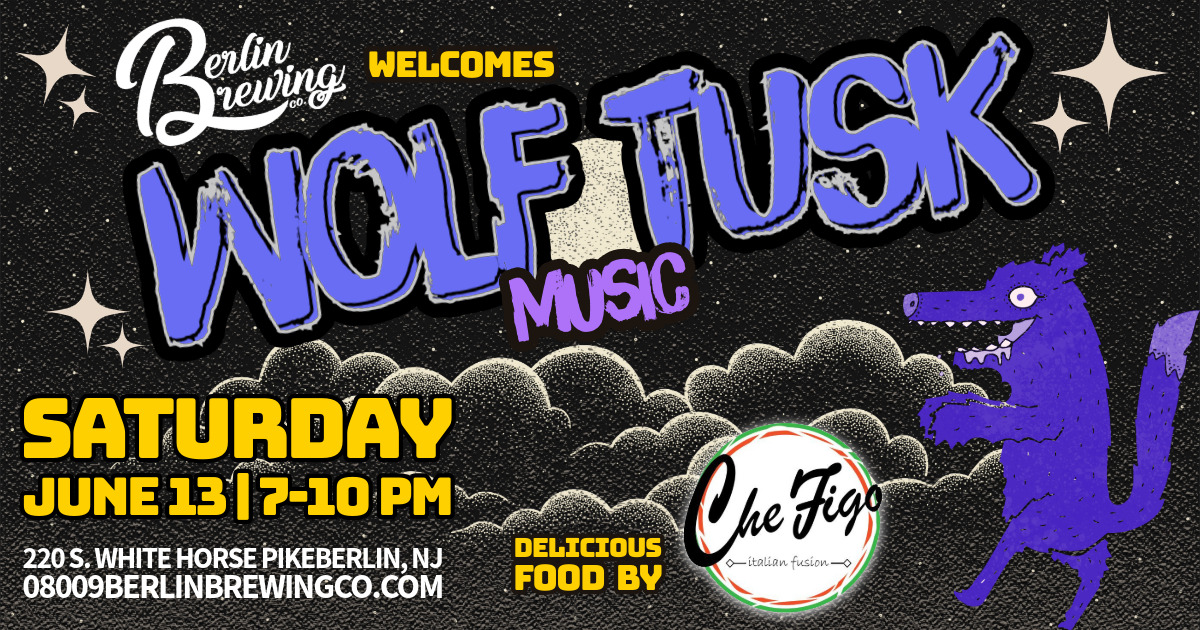 Wolf Tusk Music Live in the taproom on June 13th at 7 PM